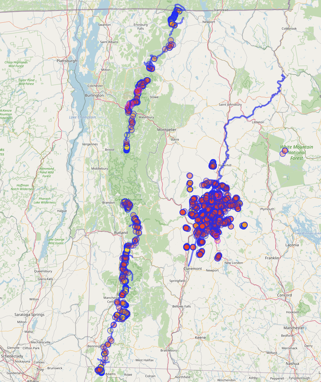 Long Trail Map Pdf Mapping The Long Trail: The Best Is Now Free With Openstreetmaps